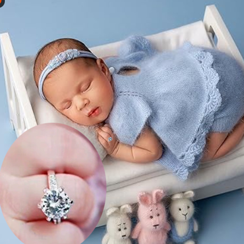 Photography Of Memories - Baby Photo Shoot Rings - Rhinestone