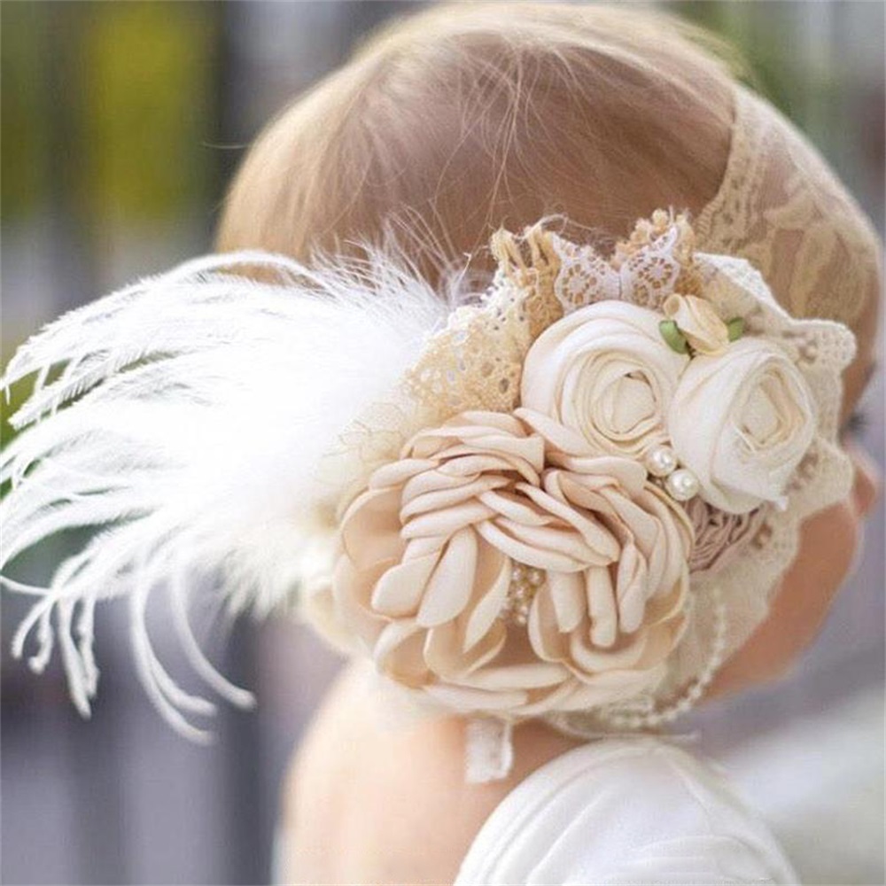 Photography Cheat Sheet - Vintage Flower Headband Baby Girls Headwraps