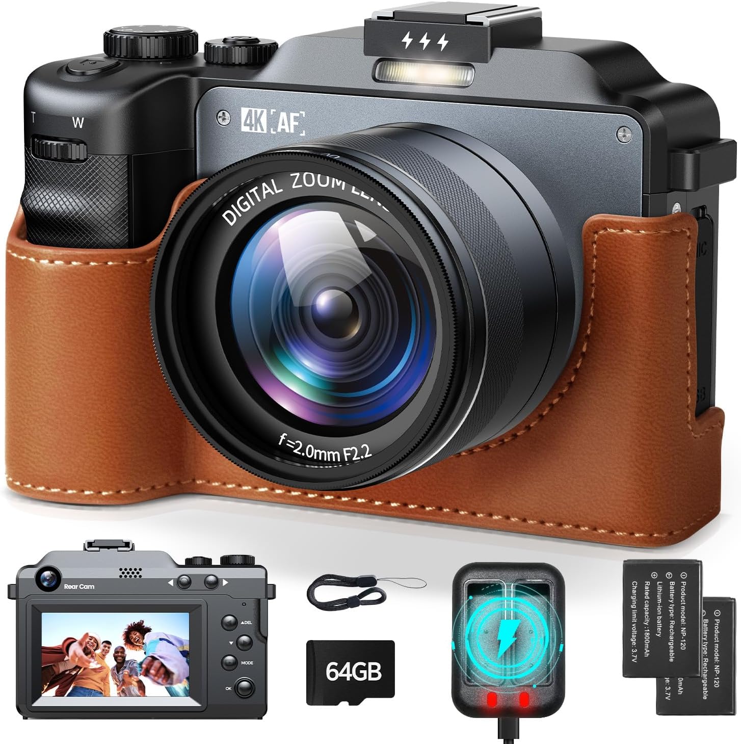 Photography Of Memories - 64MP Autofocus 4K Vlogging Camera for