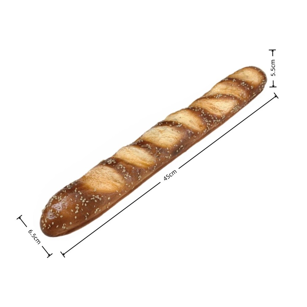 Photography Interest - Soft PU Faux Bread Realistic Non-Toxic
