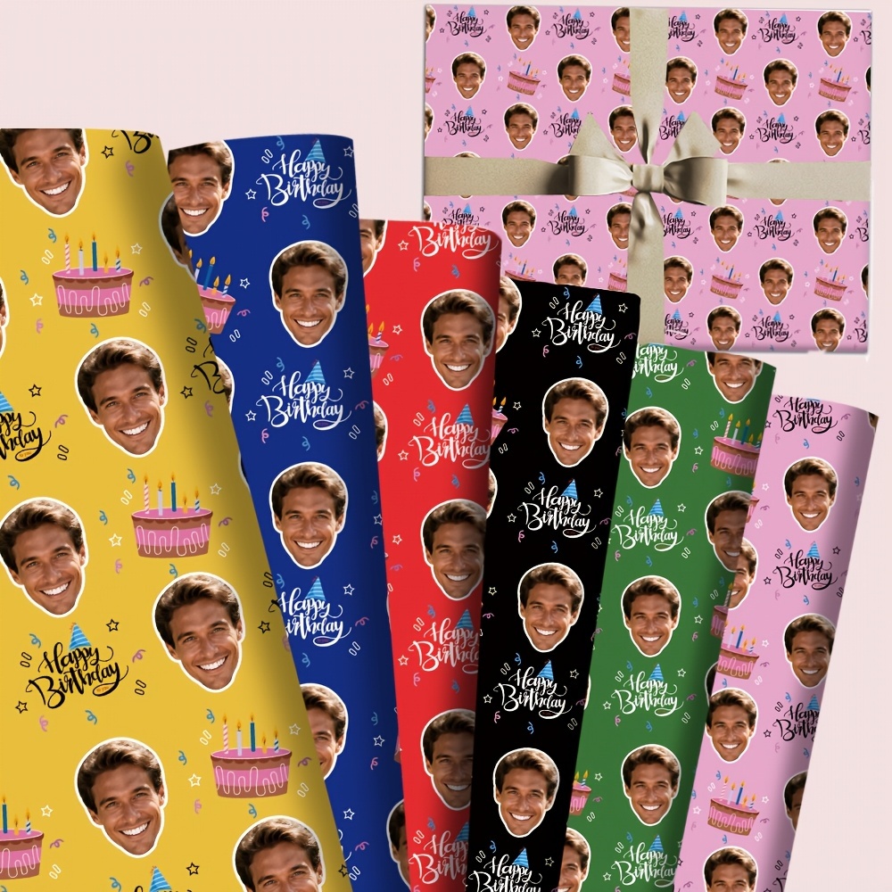 Photography Paper - 1/2/5pcs Custom Happy Birthday Wrapping Paper