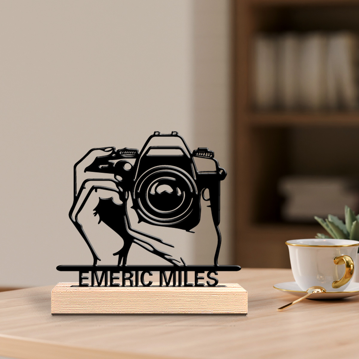 Photography Design - Personalized Emric Miles Camera Art -