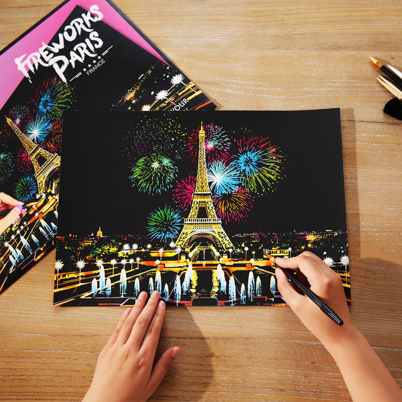 DIY Colorful A3 City Nightscap - Photography New York ulasan dan harga