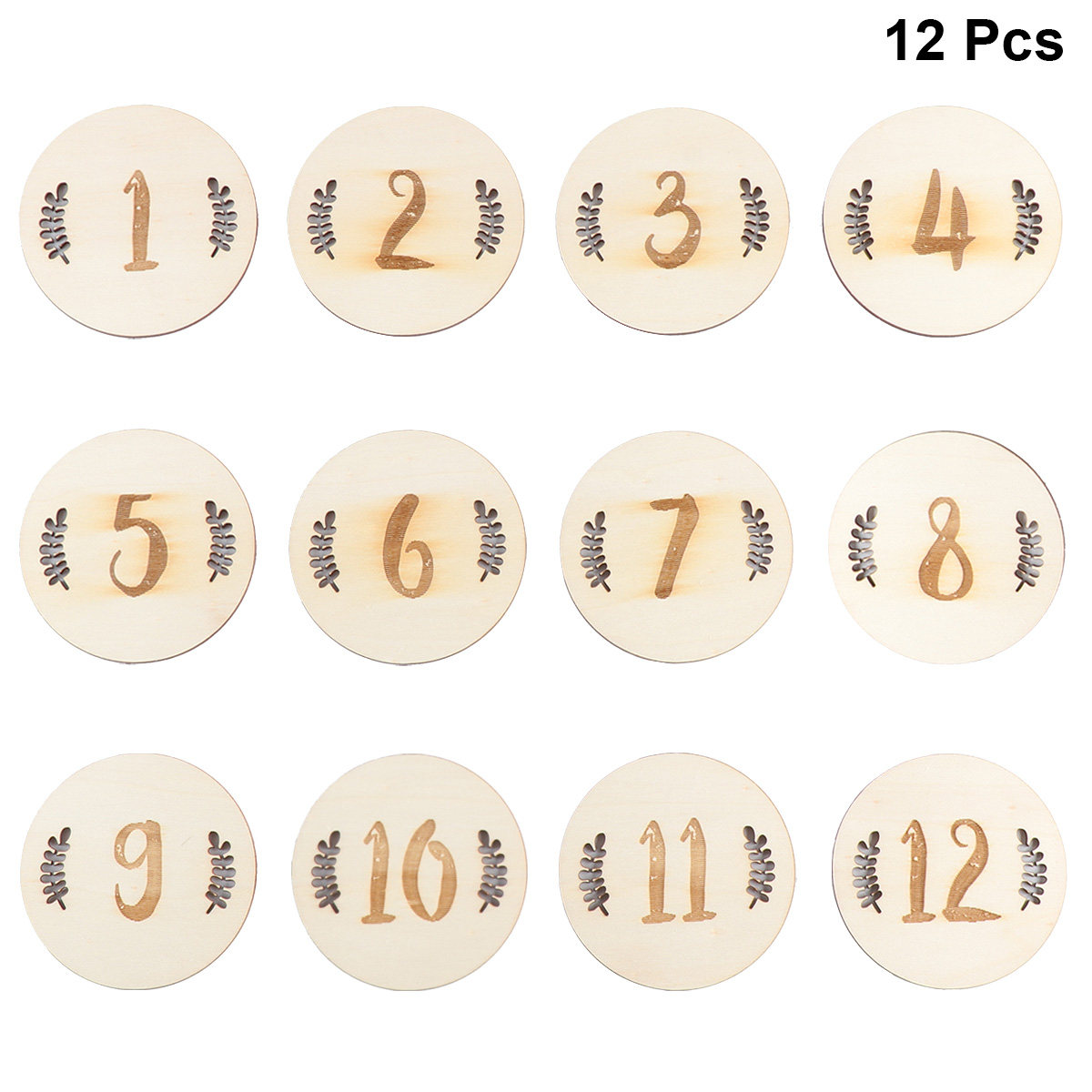 12Pcs Baby Birth Month Cards W - Photography Of Memories ulasan dan harga