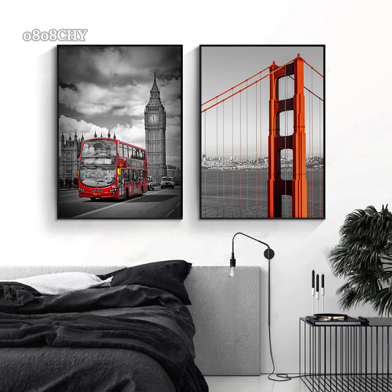 1pc frameless Black White Beau - Photography New York ulasan dan harga