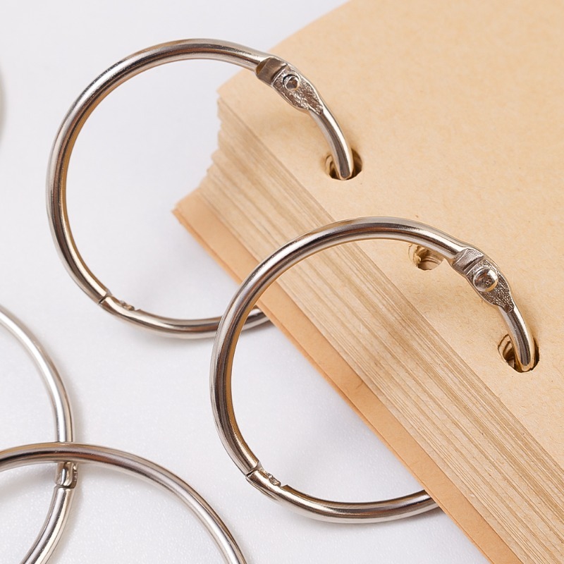 1-10PCS Metal Ring Binder Book - Photography Paper ulasan dan harga