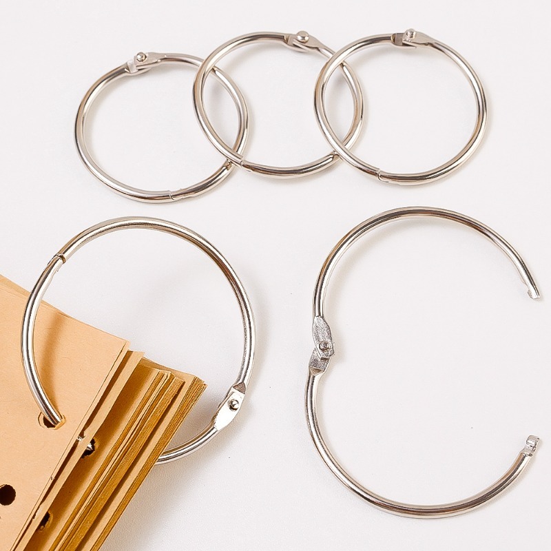 1-10PCS Metal Ring Binder Book - Photography Paper ulasan dan harga