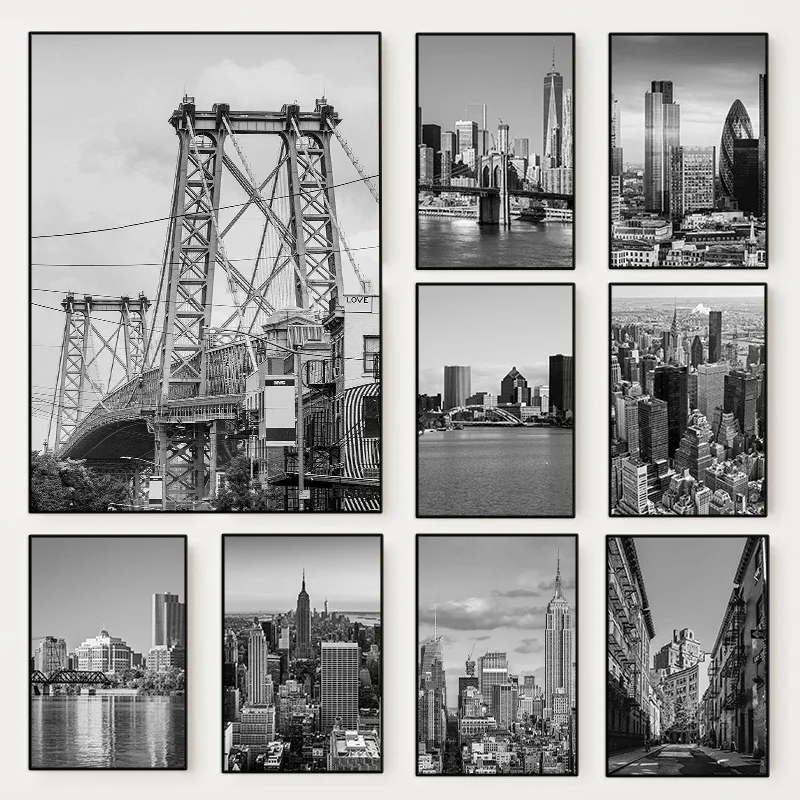 （2D Canvas painting） Black and - Photography New York ulasan dan harga