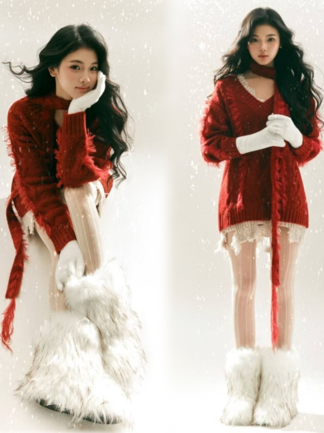 2025 New Red Sweater Art Photo - Photography Of The Year 2025 ulasan dan harga