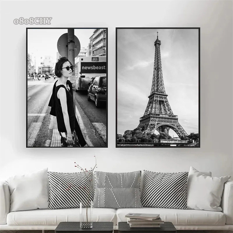 1pc frameless Black and White  - Photography New York ulasan dan harga