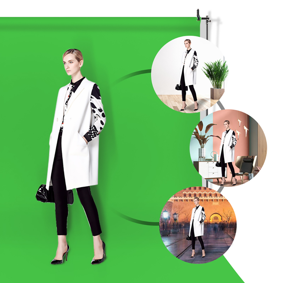 Green Screen Chromakey Cromake - Backdrop Stand Kit ulasan dan harga