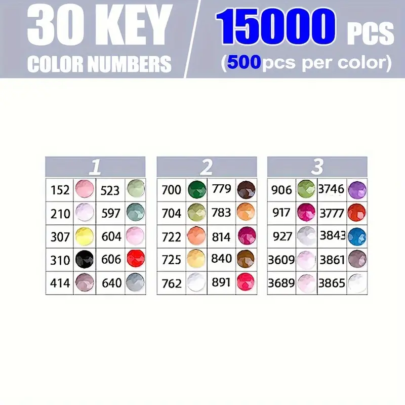 30 Vivid Colored Diamond Paint - Photography Design ulasan dan harga