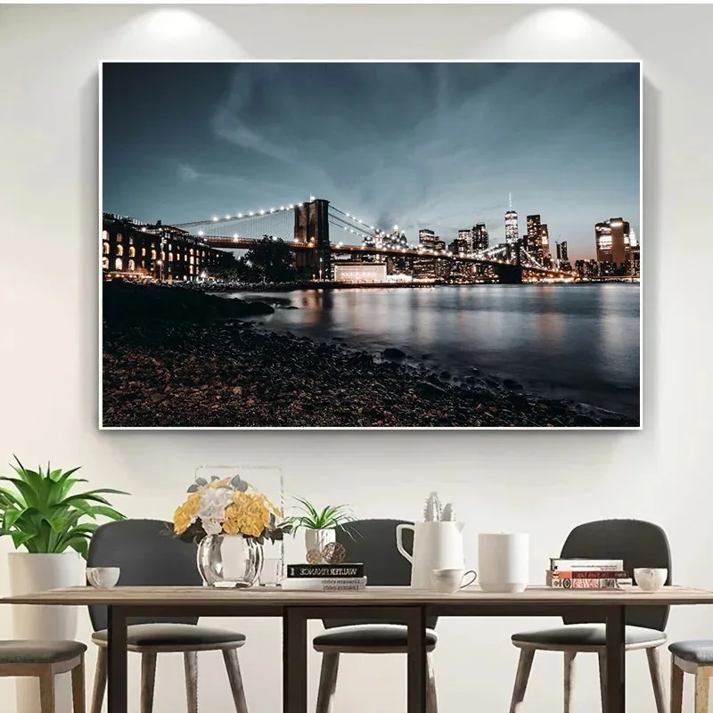 New York City Night Skyline La - Photography New York ulasan dan harga