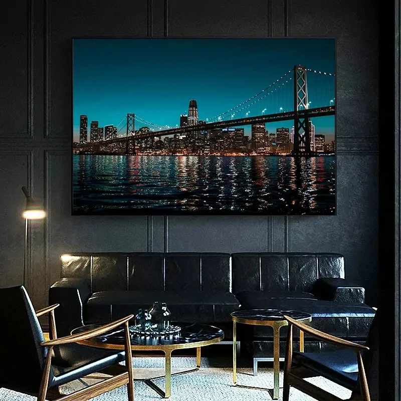 New York City Night Skyline La - Photography New York ulasan dan harga