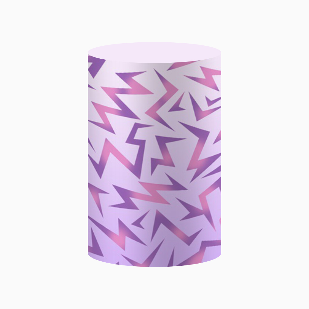 Purple Kpop Music Note Cylinde - Backdrop Stand Kit ulasan dan harga