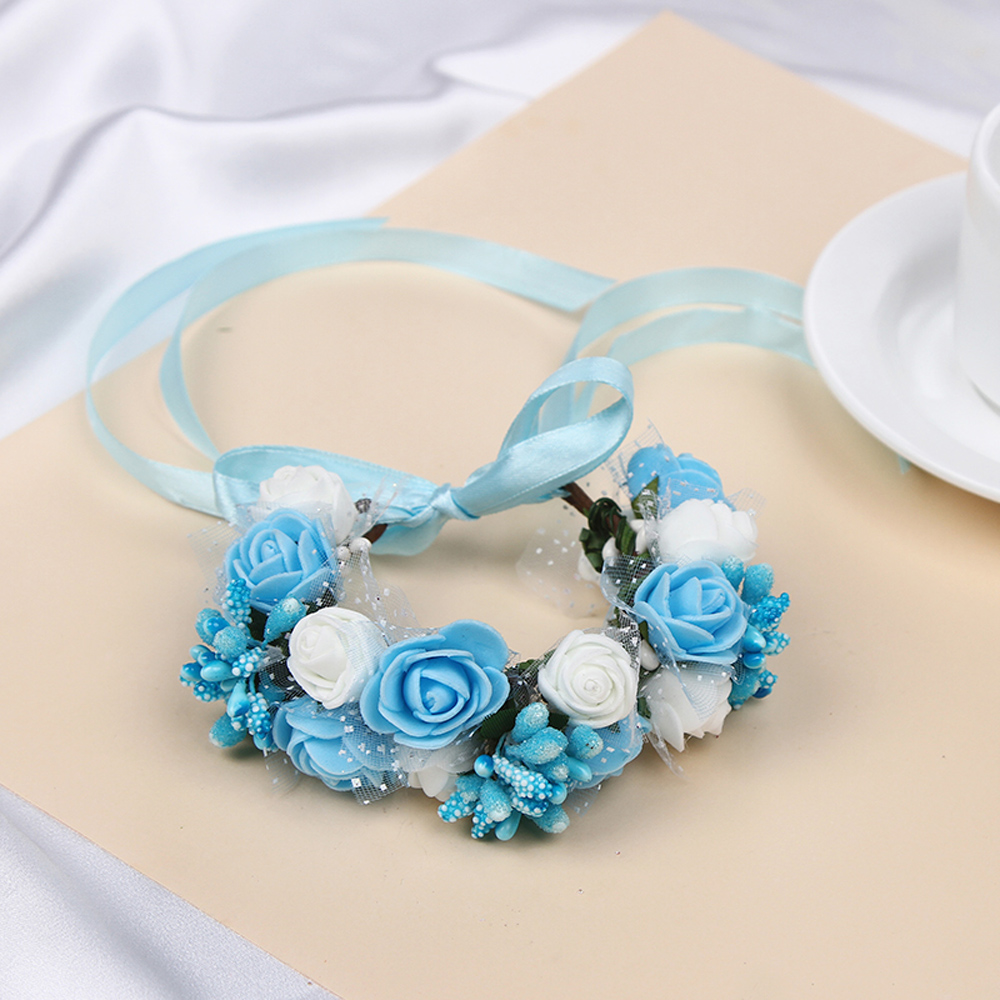 Fairy Flower Hair Crown Colorf - Photography Cheat Sheet ulasan dan harga