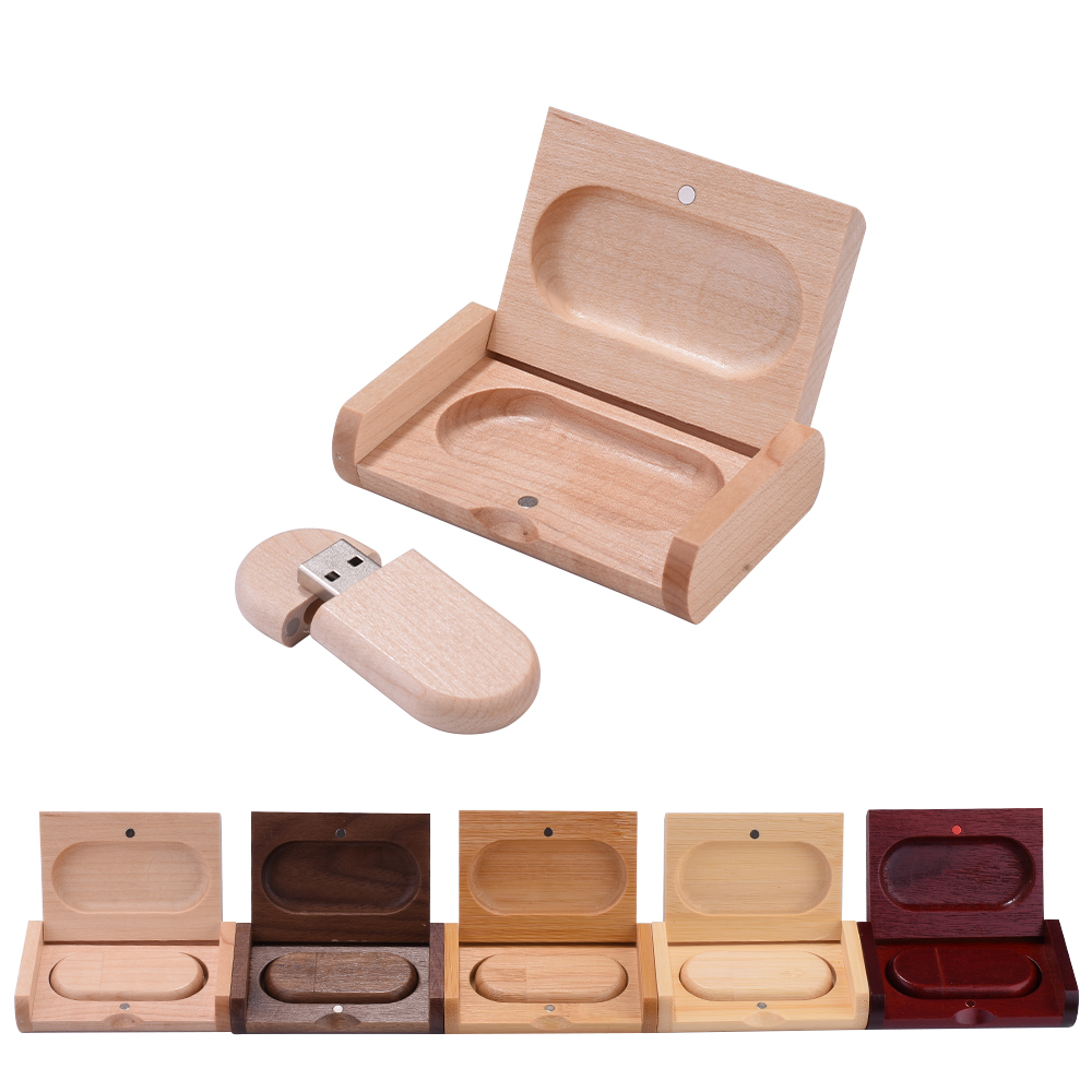 Wooden + Box USB 2.0 Pen drive - Photography Of Memories ulasan dan harga