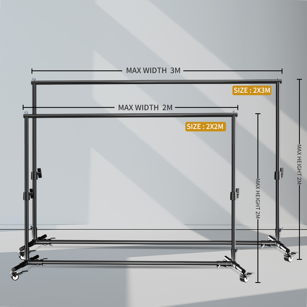 SH 2X2M / 2X3M Background Stan - Backdrop Stand Kit ulasan dan harga