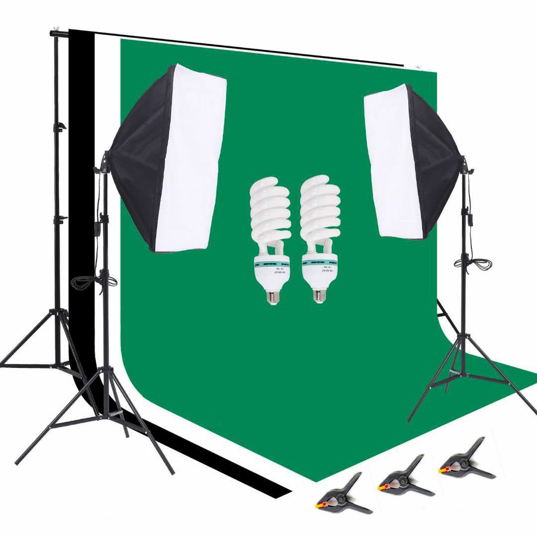 1 Photo Studio Equipment 2.6*3 - Backdrop Stand Kit ulasan dan harga