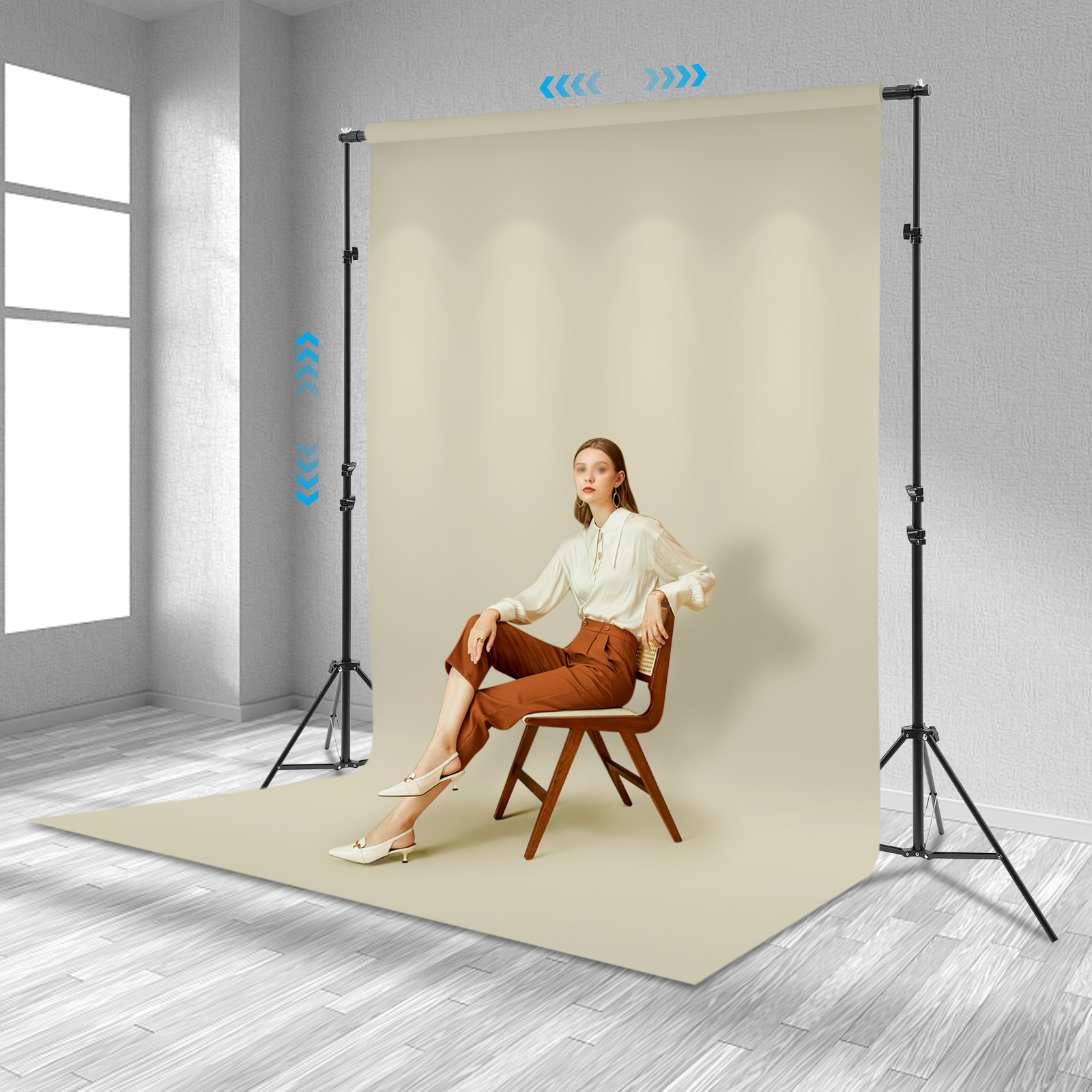 Photo Background Stand Kit, Po - Backdrop Stand Kit ulasan dan harga