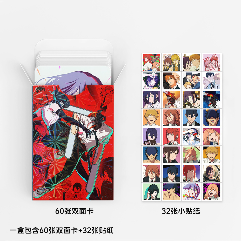 92 Small Cards Chainsaw Man Co - Photography Paper ulasan dan harga